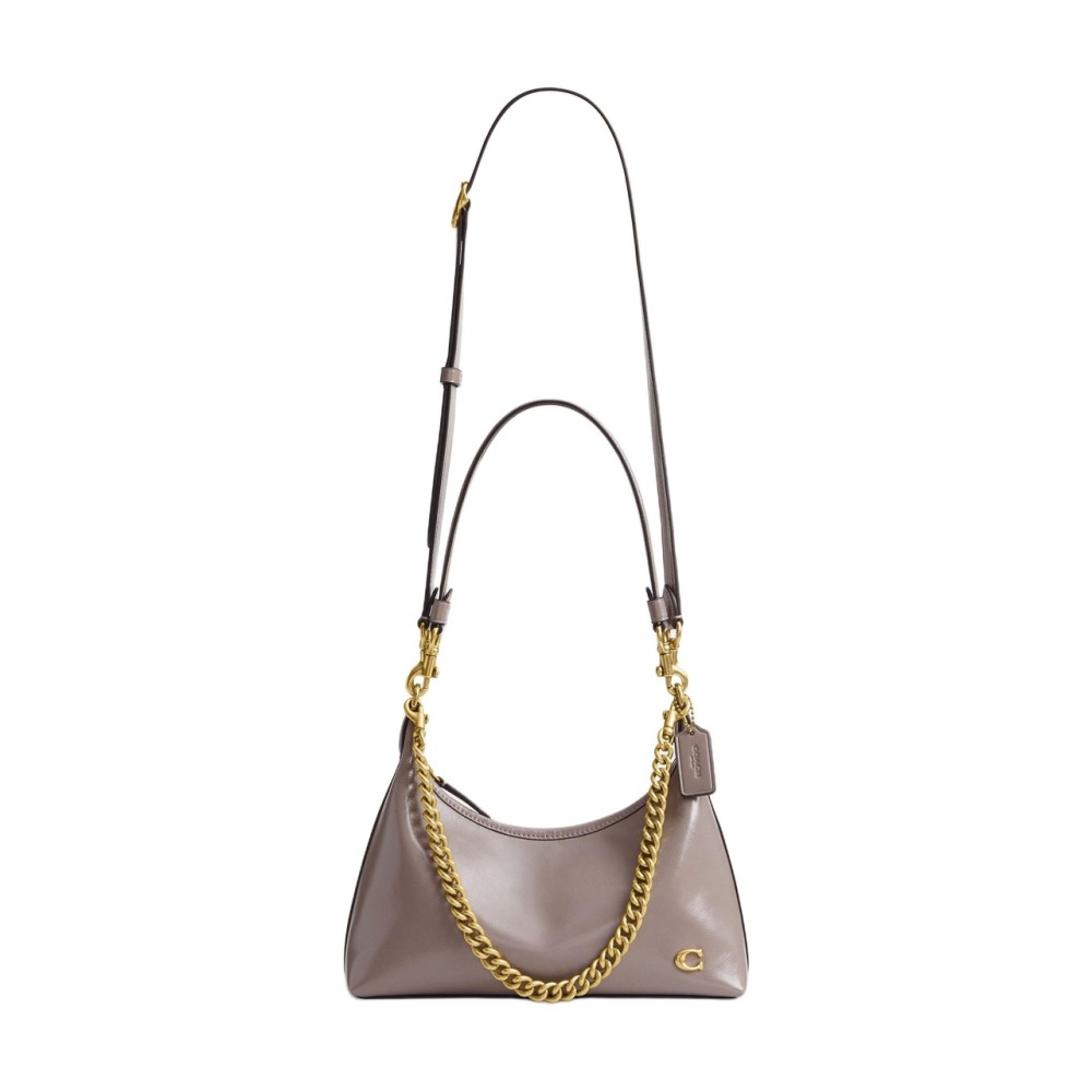 Juliet Cow Leather Portable Crossbody Bag Shoulder Bag Large Women S Ash