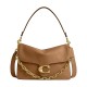 Tabby Cow Leather Shoulder Bag Large Women S Honeys Brown