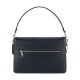 Tabby Cow Leather Shoulder Bag Women S Black