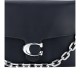 Tabby Cow Leather Shoulder Bag Women S Black