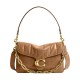 Chain Cow Leather Shoulder Bag Medium Women S Honeys Brown