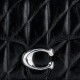 Cow Leather Shoulder Bag Medium Size Women S Black