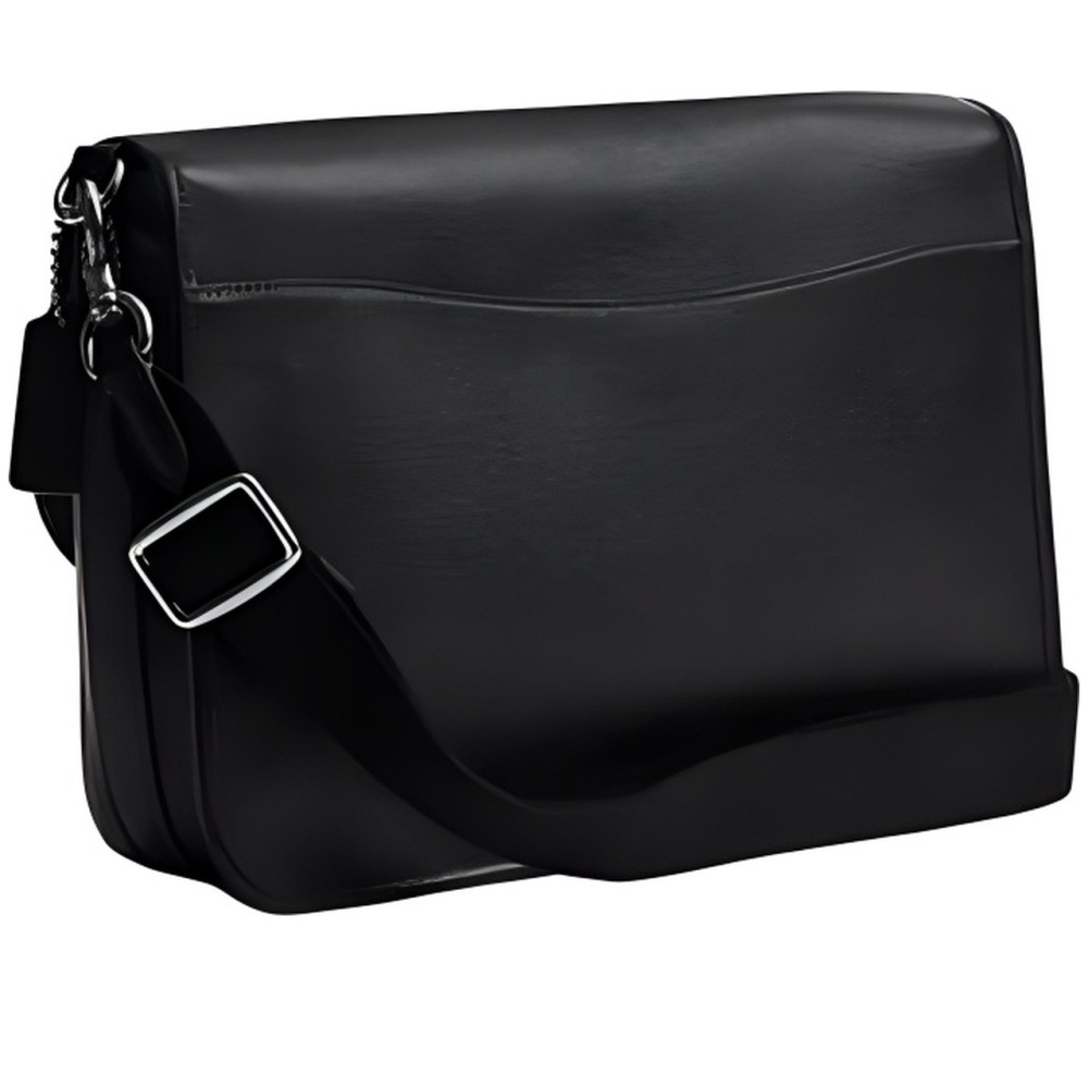 Cow Leather Crossbody Bag Shoulder Bag Tubas Men S Black