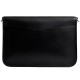 Cow Leather Crossbody Bag Shoulder Bag Tubas Men S Black