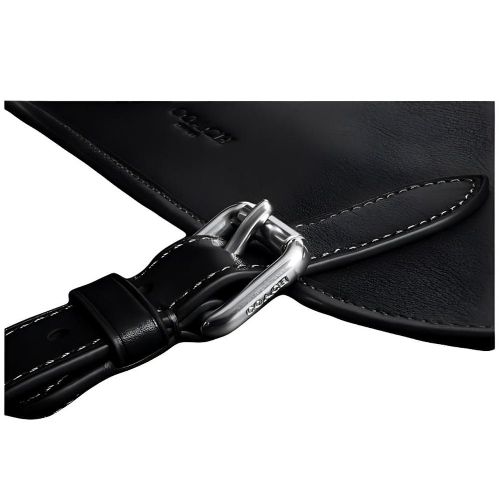 Cow Leather Crossbody Bag Shoulder Bag Tubas Men S Black