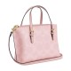 Mollie Artificial Leather Tote Bag Shopping Bag Shoulder Bag Handbag Medium Women S Rouge Pink