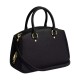 Litchi Grain Leather One Shoulder Handbag Trumpets Women S Black