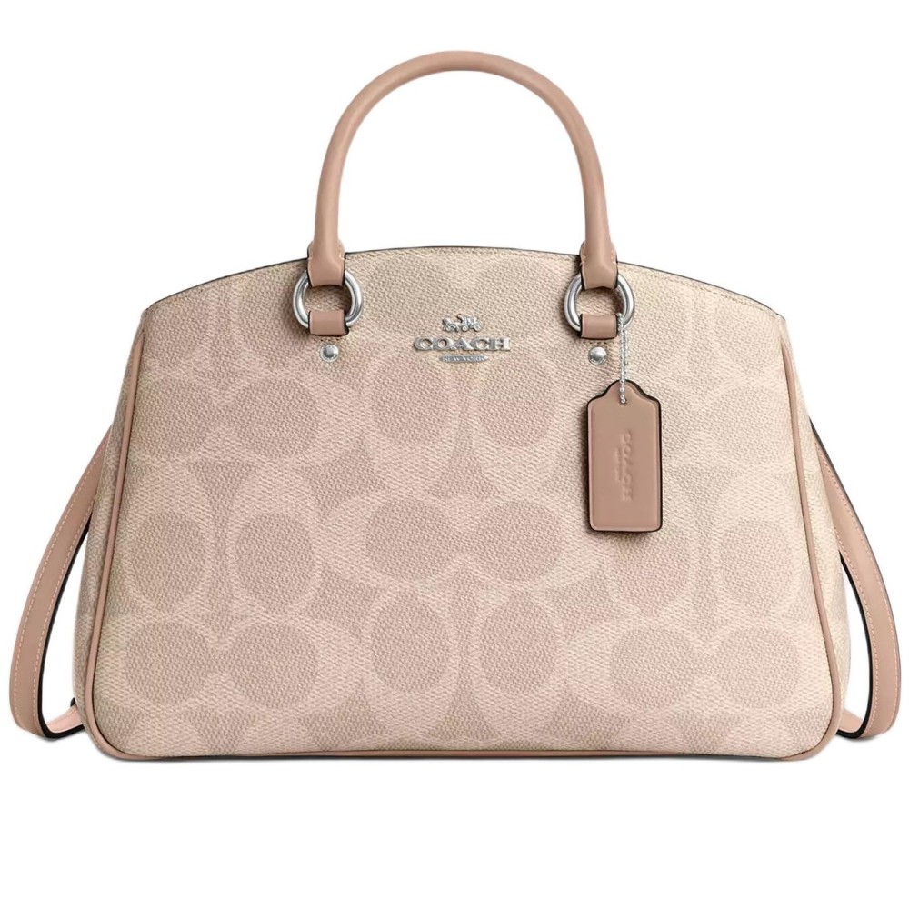 Coated Canvas Tote Bag Shopping Bag Shoulder Bag Handbag Large Women S Sand
