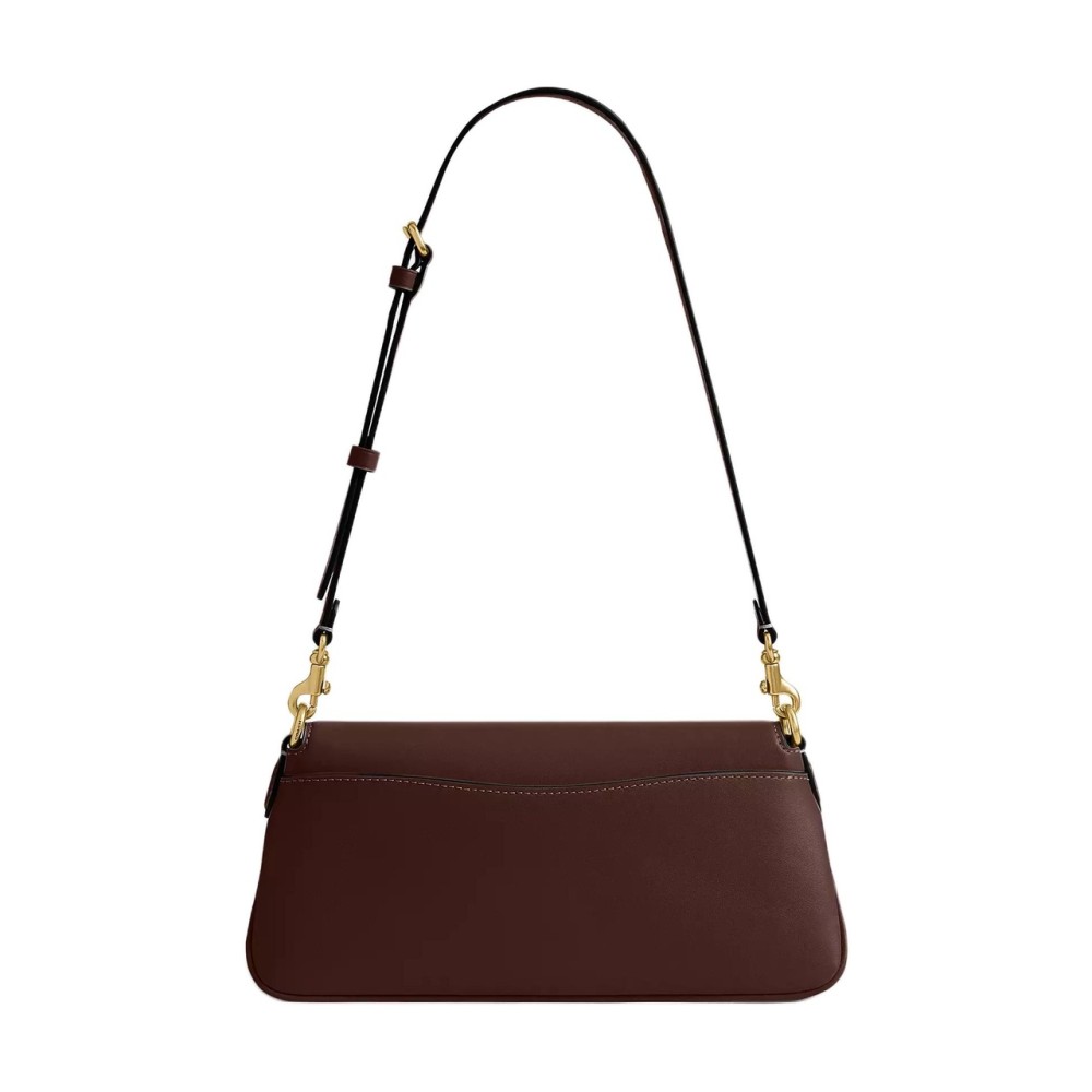 Calfskin Shoulder Bag Crossbody Bag Handbag Medium Women S Maple