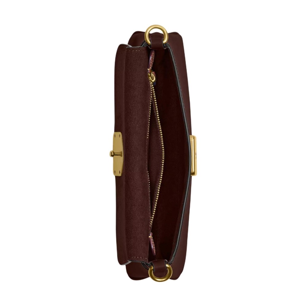 Calfskin Shoulder Bag Crossbody Bag Handbag Medium Women S Maple
