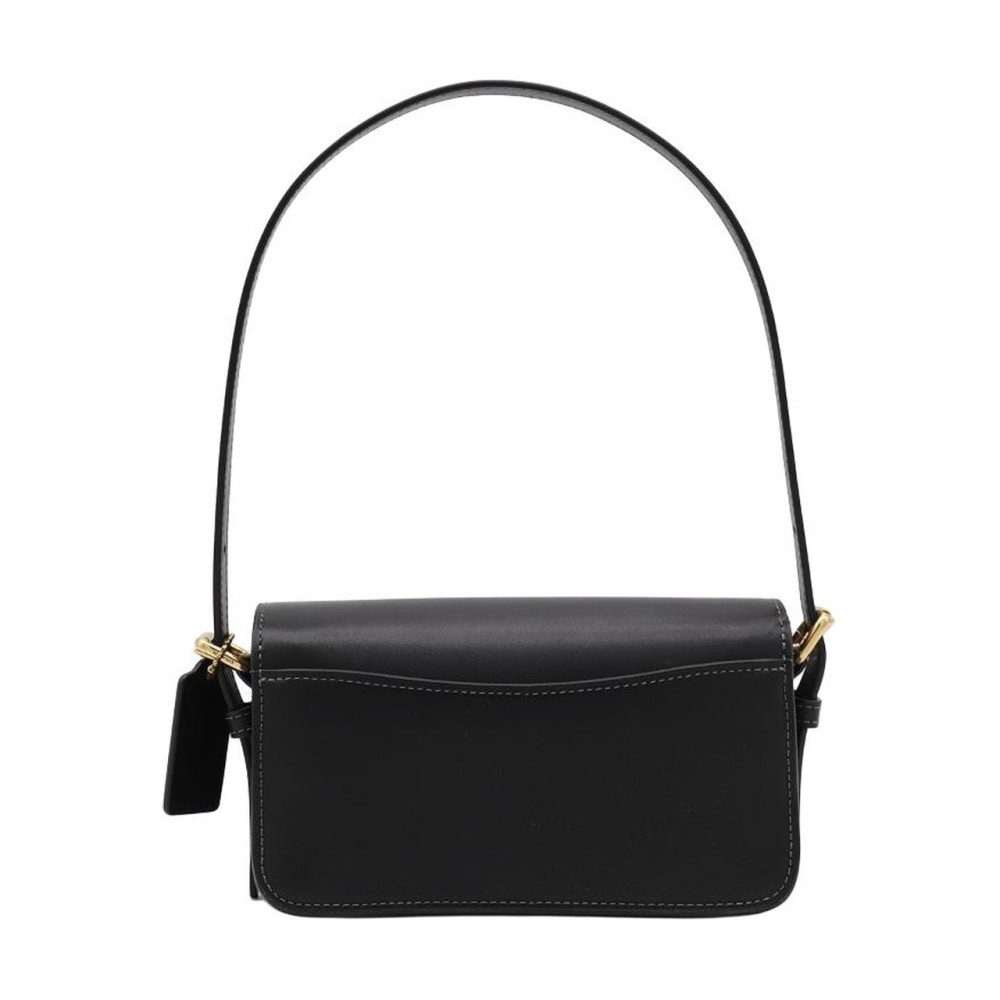 Cow Leather One Shoulder Handbag Women S Black