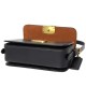 Cow Leather One Shoulder Handbag Women S Black