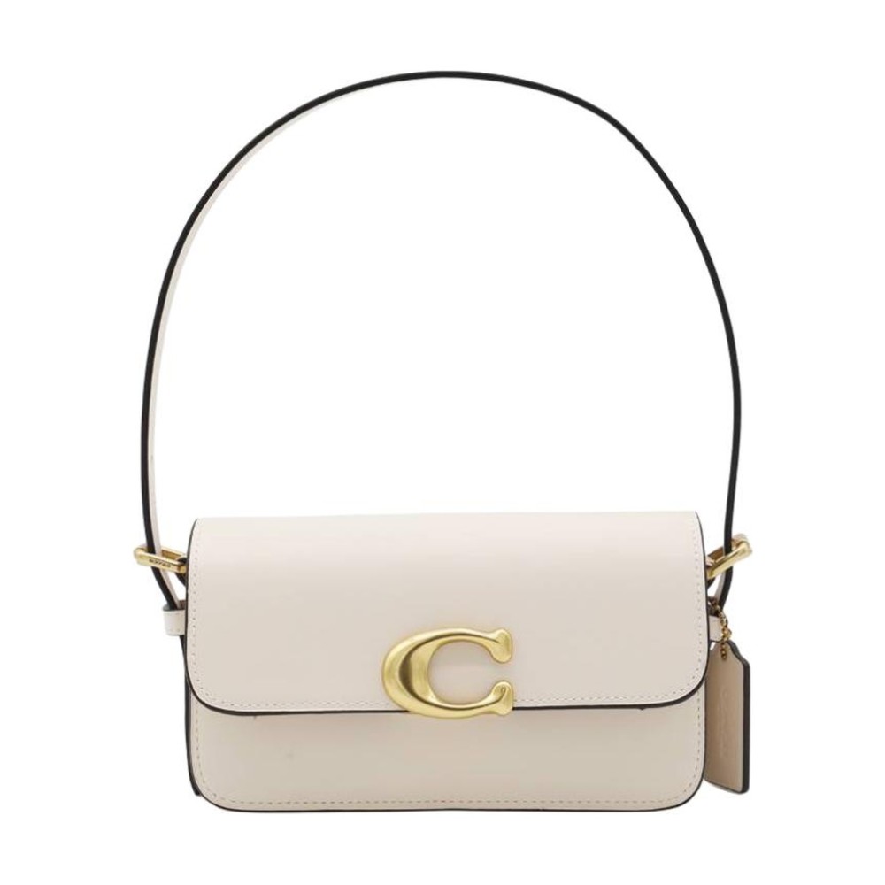 Cow Leather One Shoulder Handbag Regular Women S Ecru