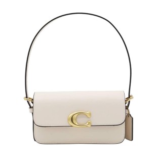 Cow Leather One Shoulder Handbag Regular Women S Ecru