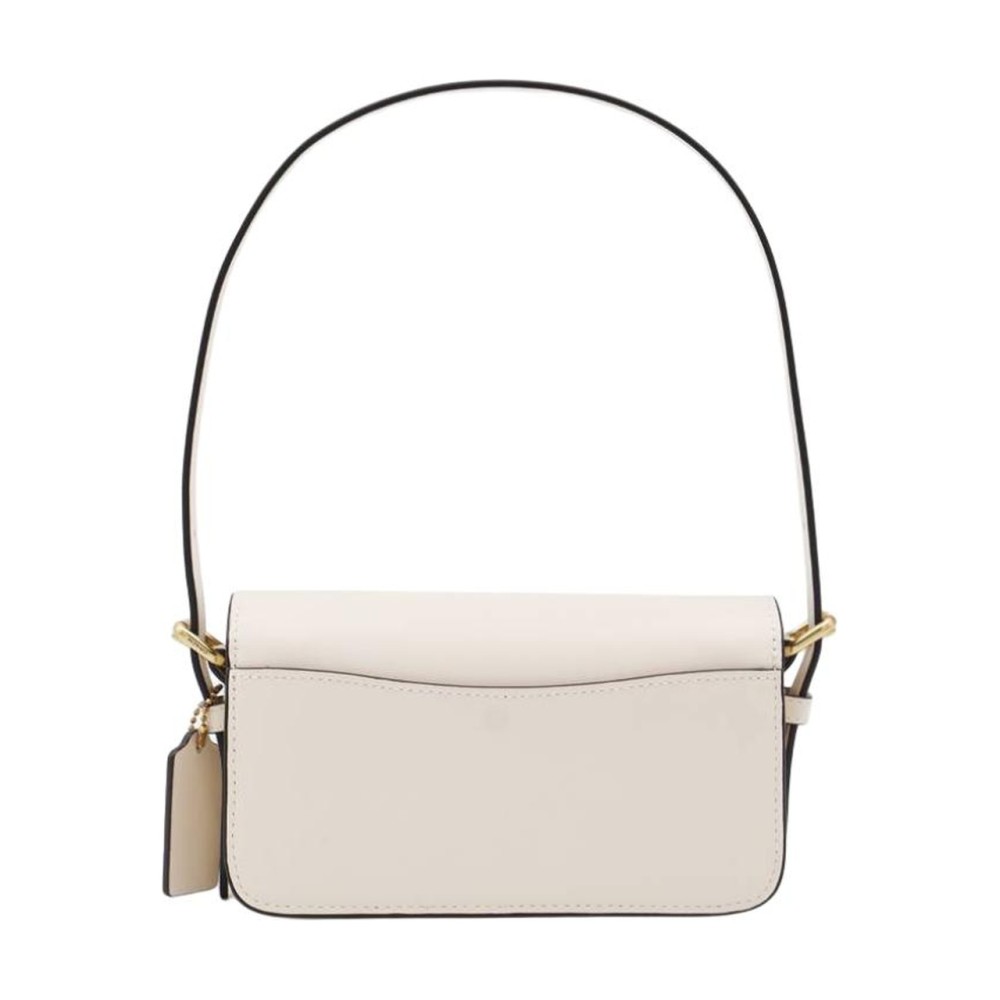 Cow Leather One Shoulder Handbag Regular Women S Ecru