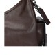Pocketjuliet Shiny Leather Biker Bag Shoulder Bag Large Size Women S Brown