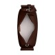 Pocketjuliet Shiny Leather Biker Bag Shoulder Bag Large Size Women S Brown