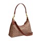 Juliet Coated Canvas With Calfskin Shoulder Bag Large Women S Caramel
