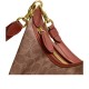 Juliet Coated Canvas With Calfskin Shoulder Bag Large Women S Caramel