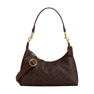 Juliet Artificial Leather Shoulder Bag Large Women S Maple Brown