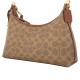 Juliet Coated Canvas Shoulder Bag Medium Size Women S Brown