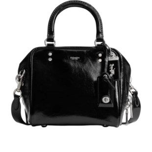 Rogue Cow Leather Toast Bag Shoulder Bag Crossbody Bag Handbag Small Women S Black