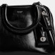 Rogue Cow Leather Toast Bag Shoulder Bag Crossbody Bag Handbag Small Women S Black