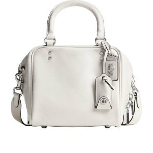 Rogue Leather Toast Bag Shoulder Bag Crossbody Bag Handbag Trumpets Women S White