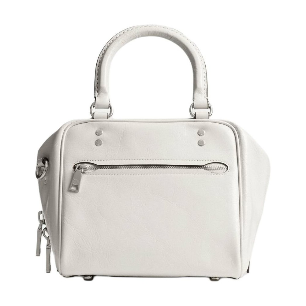 Rogue Leather Toast Bag Shoulder Bag Crossbody Bag Handbag Trumpets Women S White