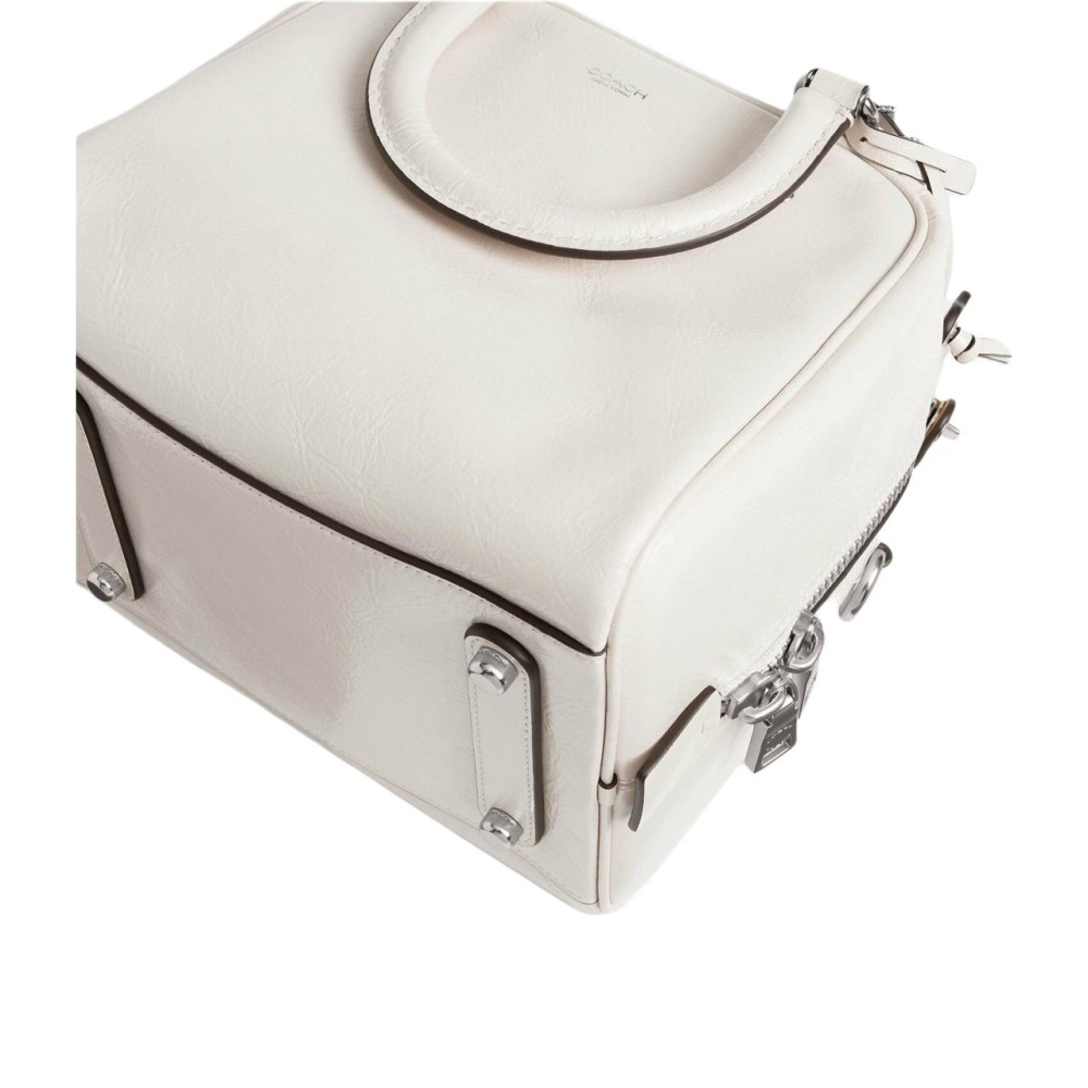 Rogue Leather Toast Bag Shoulder Bag Crossbody Bag Handbag Trumpets Women S White