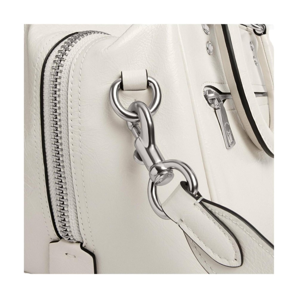 Rogue Leather Toast Bag Shoulder Bag Crossbody Bag Handbag Trumpets Women S White