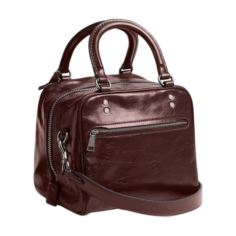 Rogue Leather Toast Bag Shoulder Bag Crossbody Bag Handbag Trumpets Women S Brown