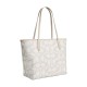 City Coated Canvas Tote Bag Handbag Shoulder Bag Large Women S Gold With Ivory