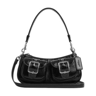 Ashton Leather Crossbody Bag Shoulder Bag Medium Women S Black