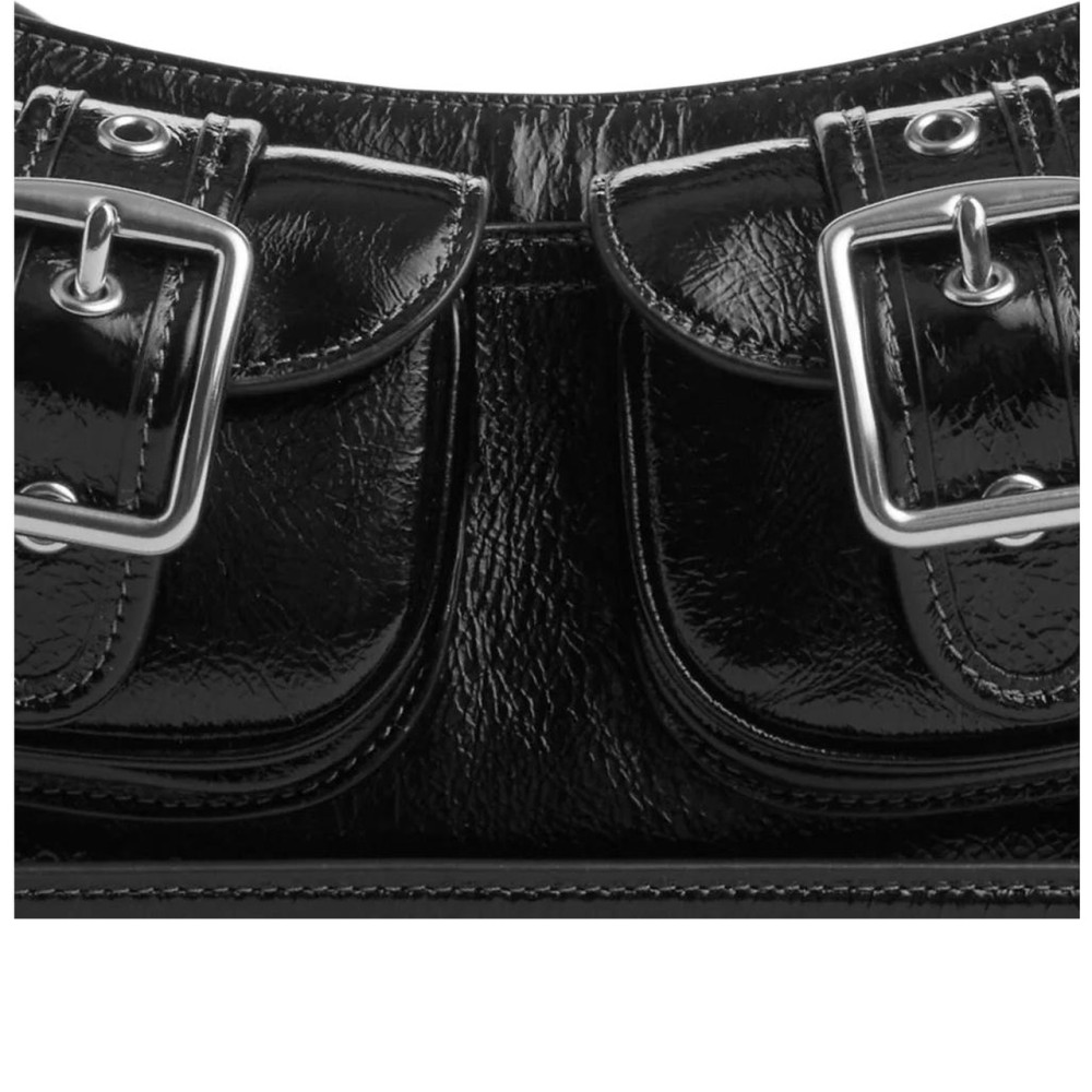 Ashton Leather Crossbody Bag Shoulder Bag Medium Women S Black