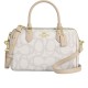 Coated Canvas Handbag Medium Women S Ivory