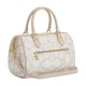 Coated Canvas Handbag Medium Women S Ivory