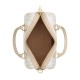 Coated Canvas Handbag Medium Women S Ivory