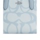 City Coated Canvas Tote Bag Shopping Bag Shoulder Bag Handbag Mini Women S Ice Blue