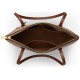 Fiona Canvas With Leather Shoulder Bag Small Women S Dark Brown