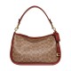 Cary Coated Canvas With Calfskin Handbag Shoulder Bag Crossbody Bag Tubas Women S Brown