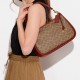 Cary Coated Canvas With Calfskin Handbag Shoulder Bag Crossbody Bag Tubas Women S Brown