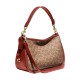 Cary Coated Canvas With Calfskin Handbag Shoulder Bag Crossbody Bag Tubas Women S Brown