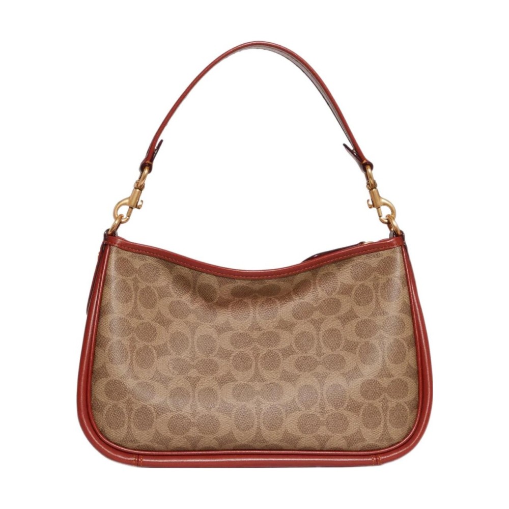 Cary Coated Canvas With Calfskin Handbag Shoulder Bag Crossbody Bag Tubas Women S Brown