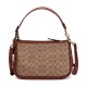Cary Coated Canvas With Calfskin Handbag Shoulder Bag Crossbody Bag Tubas Women S Brown