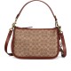 Cary Coated Canvas With Calfskin Handbag Shoulder Bag Crossbody Bag Tubas Women S Brown