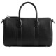 Cow Leather Handbag Medium Unisex Black
