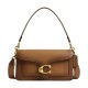 Tabby Cow Leather One Shoulder Handbag Medium Women S Honeys Brown