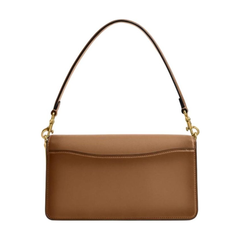 Tabby Cow Leather One Shoulder Handbag Medium Women S Honeys Brown