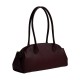 Empire Carryall Cow Leather Shoulder Bag Large Women S Merlot Wine Red
